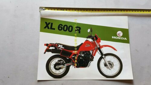 Honda XL 600 R 1984 depliant ITALIANO moto originale brochure