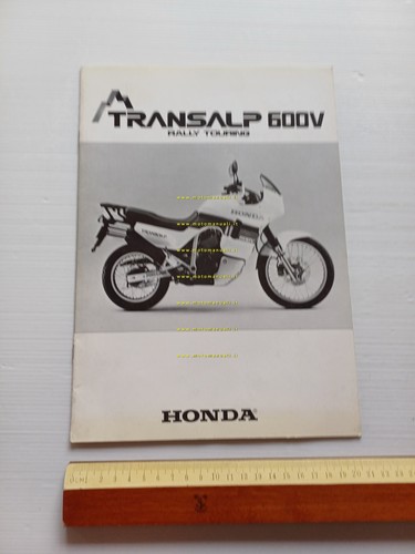 Honda XL 600 V Transalp 1986 presentazione rete vendita depliant …