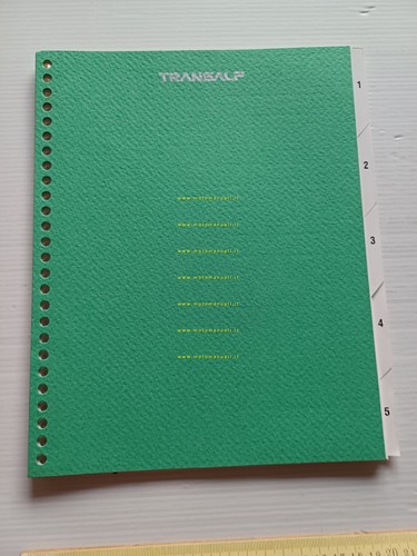 Honda XL 600 V Transalp 1987 presentazione cartella stampa italiano …