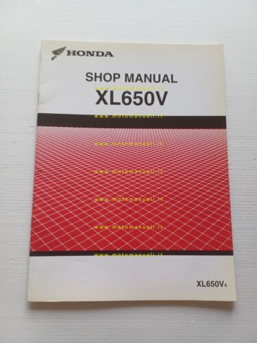 Honda XL 650V Transalp 2003 aggiornamento SUPPLEMENTO manuale officina originale