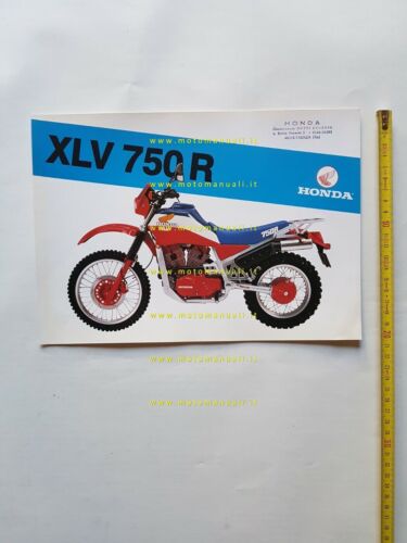 Honda XLV 750 R 1983 depliant originale italiano genuine brochure