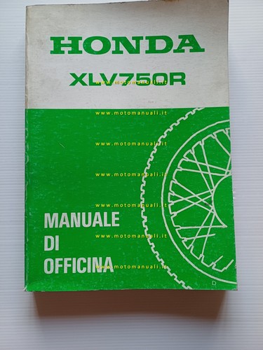 Honda XLV 750 R 1984 manuale officina italiano originale