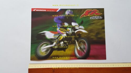 Honda XR 250 R 1997 depliant inglese originale