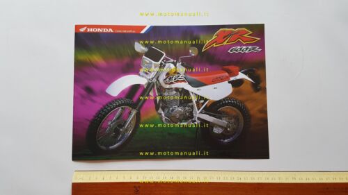 Honda XR 600 R 1997 depliant inglese originale