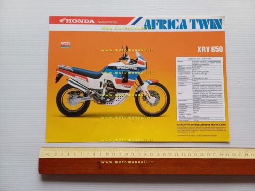 Honda XRV 650 Africa Twin 1988 depliant italiano originale