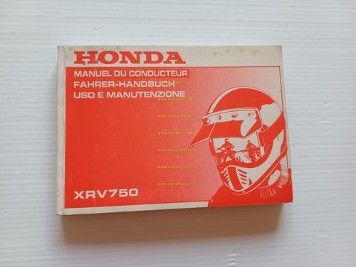 Honda XRV 750 Africa Twin 1990 manuale uso manutenzione ITALIANO …
