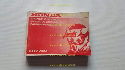 Honda XRV 750 Africa Twin 1997 manuale uso manutenzione inglese …