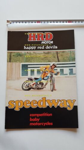 HRD 50 Speedway 1980 depliant minimoto originale brochure