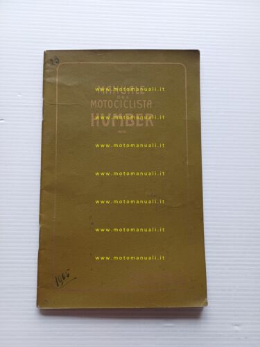 Humber Beeston 3HP 1905 manuale uso manutenzione ITALIANO originale