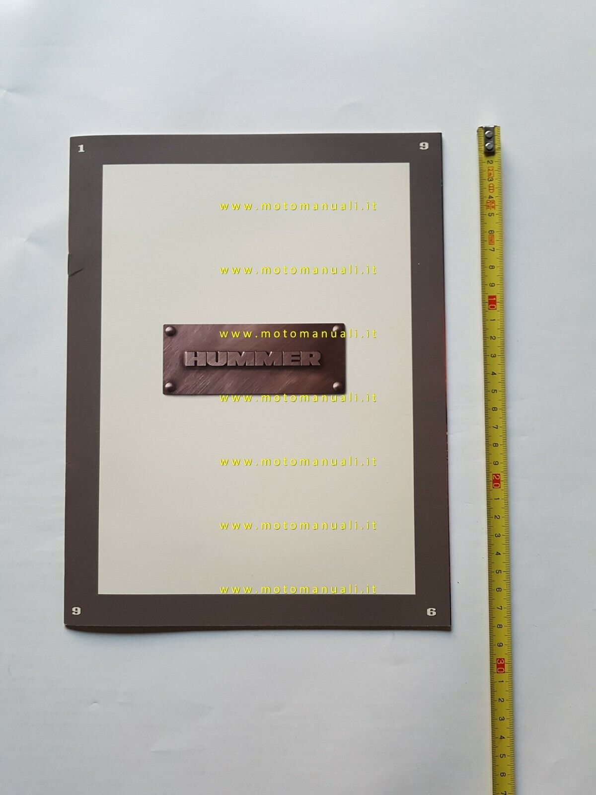 HUMMER fuoristrada depliant USA originale