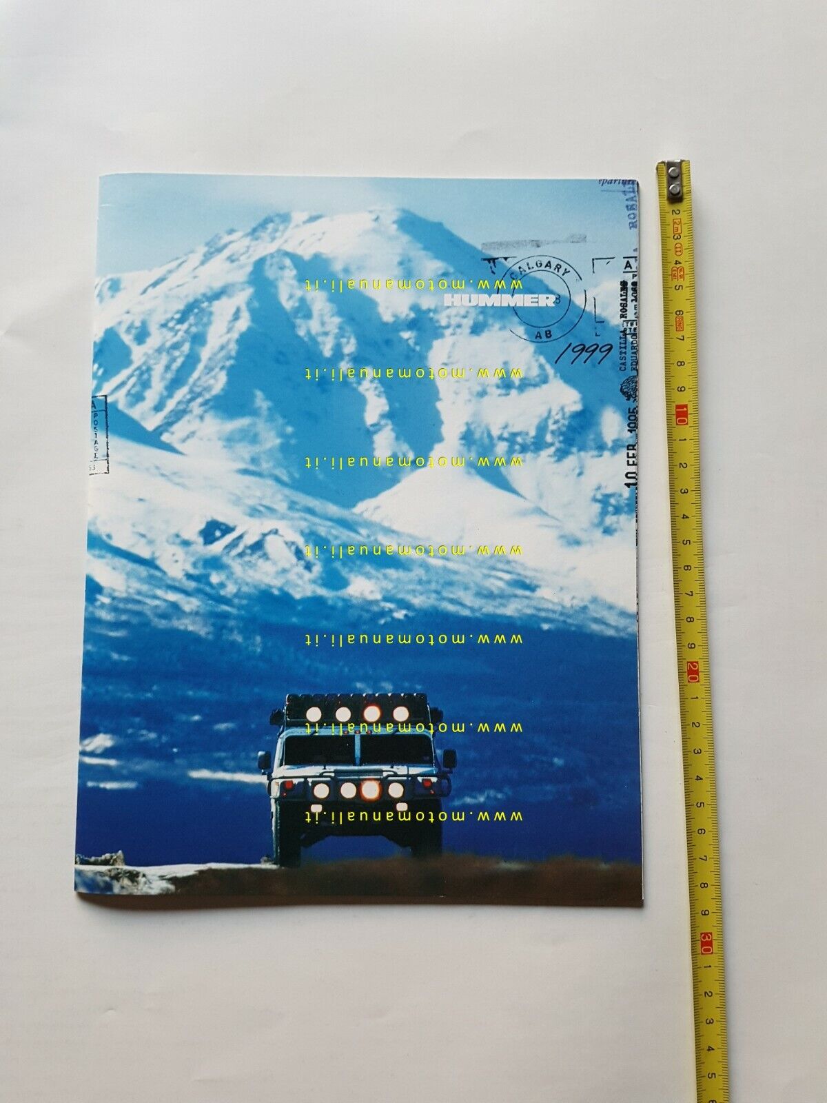 HUMMER fuoristrada modelli 1999 depliant USA originale