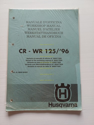 Husqvarna 125 CR - WR 1996 AGGIORNAMENTO manuale officina originale