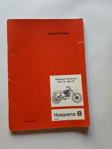 Husqvarna 250 CR 360 CR 1974 manuale uso officina originale …