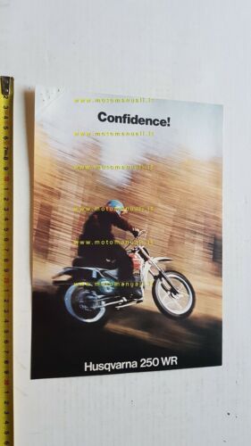 Husqvarna 250 WR Cross 1974 depliant inglese moto originale brochure