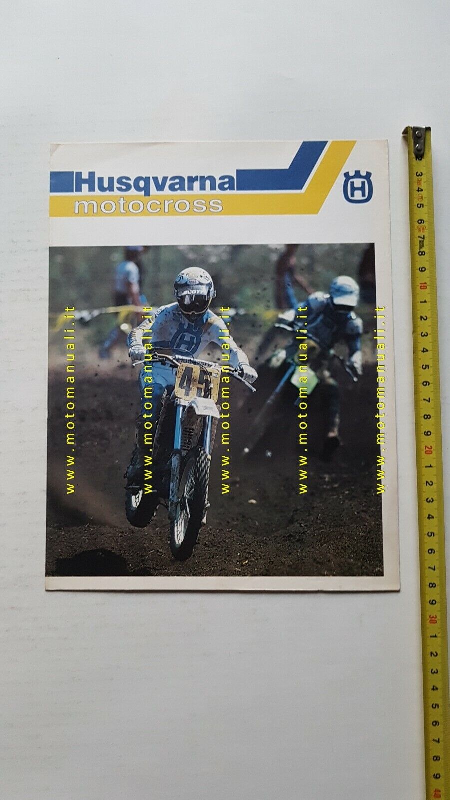 Husqvarna 500 CR + modelli Cross 1985 depliant moto originale …