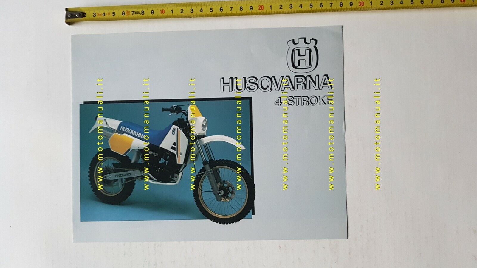 Husqvarna 510 TC TE TX 1987 depliant moto originale brochure