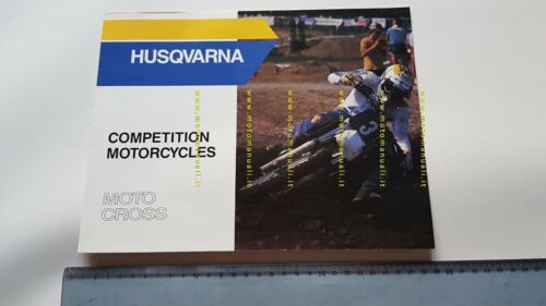 Husqvarna gamma modelli Cross 1986 depliant moto originale brochure