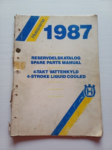 Husqvarna modelli 4 tempi raffreddati a liquido 1987 catalogo ricambi …