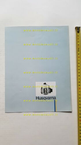 Husqvarna MODELLI 4T 1986 depliant moto originale brochure