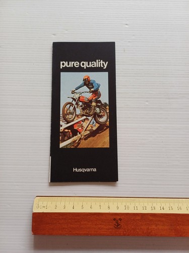 Husqvarna nuovi modelli 1973 depliant inglese originale