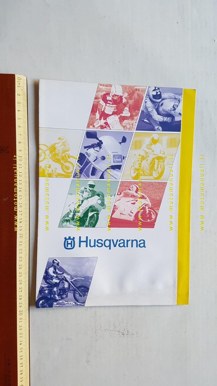 Husqvarna produzione modelli 1991 depliant moto originale brochure