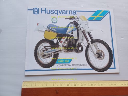 Husqvarna produzione modelli cross enduro 1990 depliant originale