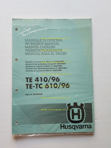 Husqvarna TE 410 1996 - TE-TC 610 1996 AGGIORNAMENTO Manuale …