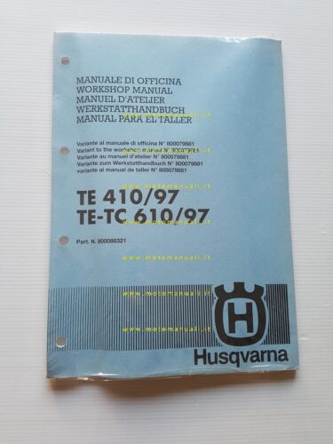 Husqvarna TE 410 1997 - TE-TC 610 1997 AGGIORNAMENTO Manuale …