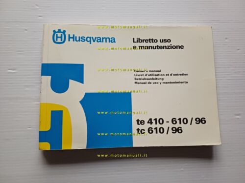 Husqvarna TE 410 610 - TC 610 1996 manuale uso …