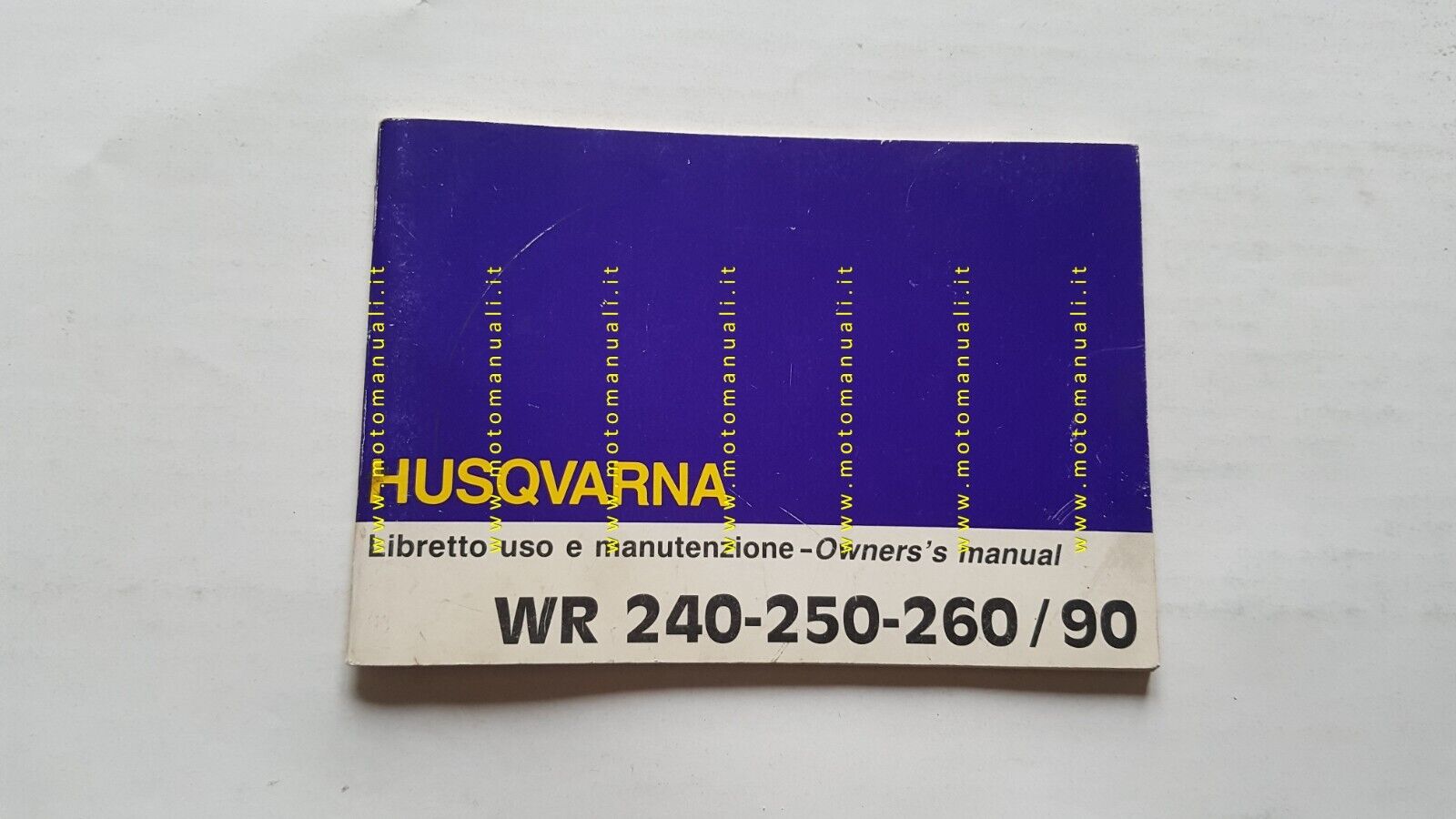 Husqvarna WR 240 250 260 1990 manuale uso manutenzione ITALIANO …