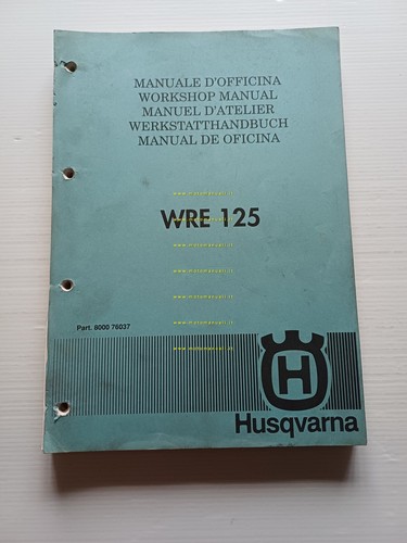 Husqvarna WRE 125 1994 Manuale Officina originale