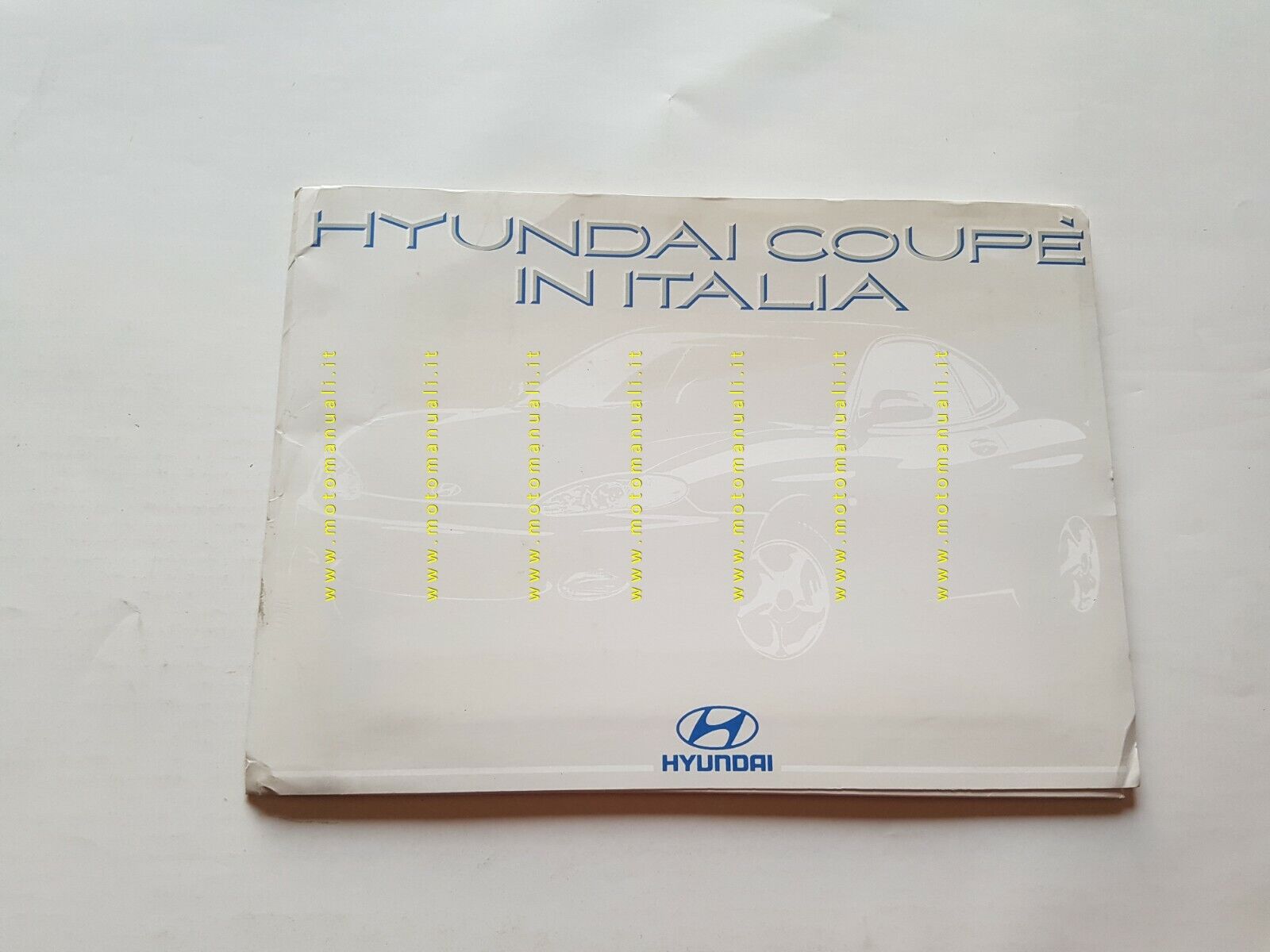 Hyundai Coupè 1996 CARTELLA STAMPA originale Italiano NO depliant