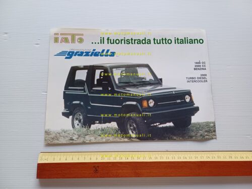 IATO fuoristrada 1.6 - 2.0 benzina-diesel 1990 depliant Italiano originale