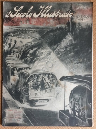 Il Secolo Illustrato - Anno V N.1 1917 - WWI …