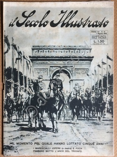 Il Secolo Illustrato - Anno V N.15 1919 - Olimpiadi …