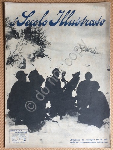 Il Secolo Illustrato - Anno V N.2 1917 - WWI …