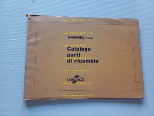 Innnocenti Lambretta 150 LD 1956 catalogo ricambi originale parts catalogue