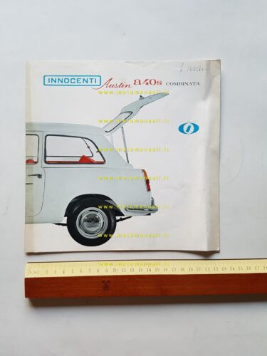 Innocenti Austin A40 S Combinata 1962 depliant italiano originale