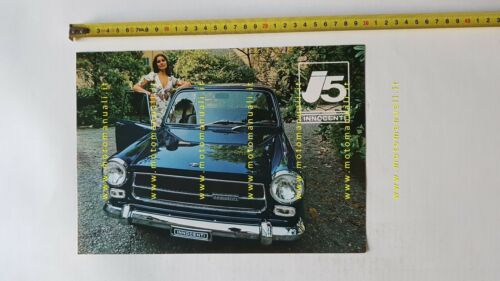 Innocenti Austin J5 1971 depliant epoca originale genuine brochure