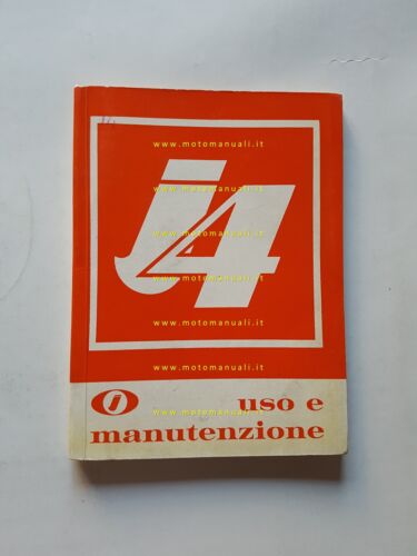 Innocenti I4 1966 manuale uso manutenzione libretto istruzioni originale