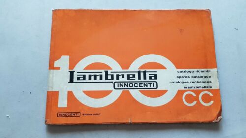 Innocenti Lambretta 100 1964 catalogo ricambi originale scooter parts catalogue