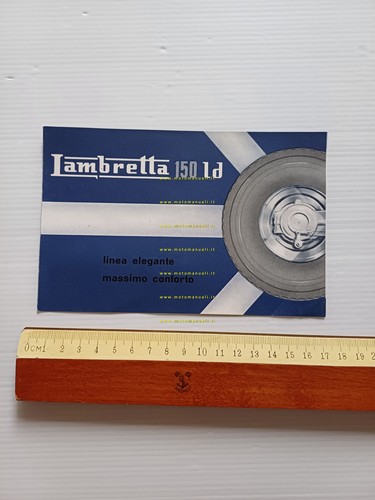 Innocenti Lambretta 150 LD 1954 depliant italiano originale