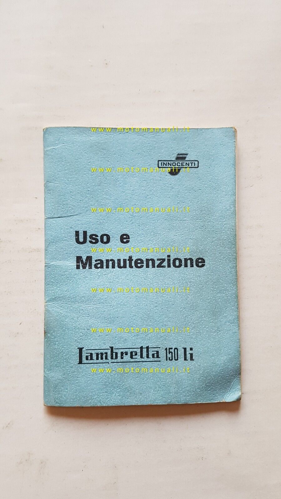 Innocenti Lambretta 150 LI 1958 manuale uso manutenzione libretto originale