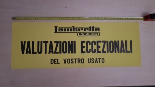 Innocenti Lambretta valutazioni usato poster manifesto originale anni '60