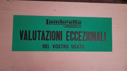 Innocenti Lambretta valutazioni usato poster manifesto originale anni '60