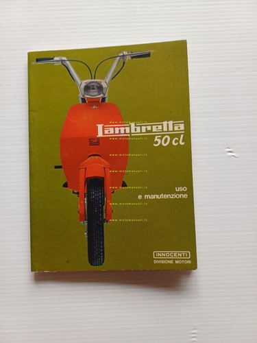 Innocenti Lui 50 C - CL 1968 manuale uso manutenzione …