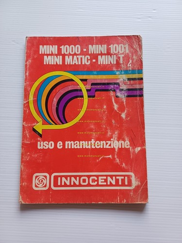 Innocenti Mini 1000 -1001-Matic - Mini T 1972 manuale uso …