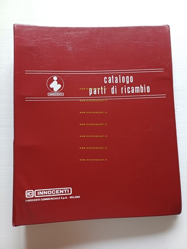 Innocenti Mini De Tomaso 1977 catalogo ricambi originale
