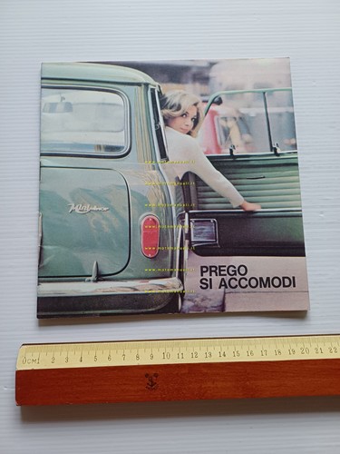 Innocenti Mini Minor 850 1965 depliant italiano originale