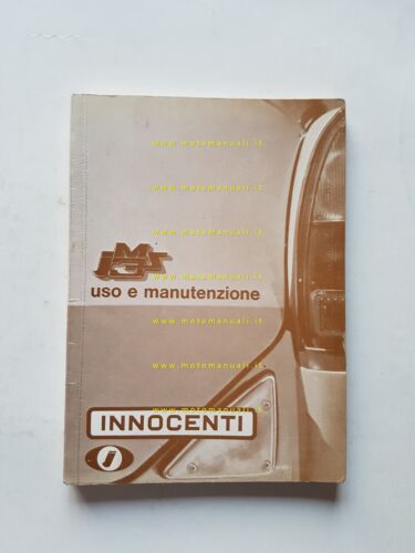Innocenti Morris IM3 S 1966 manuale uso manutenzione libretto originale